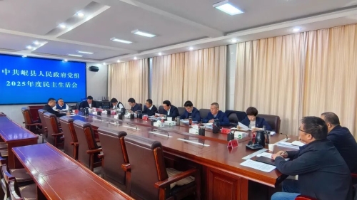 县政府党组召开2025年度民主生活会