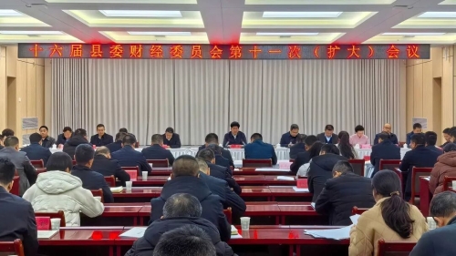 十六届县委财经委员会第十一次（扩大）会议召开
